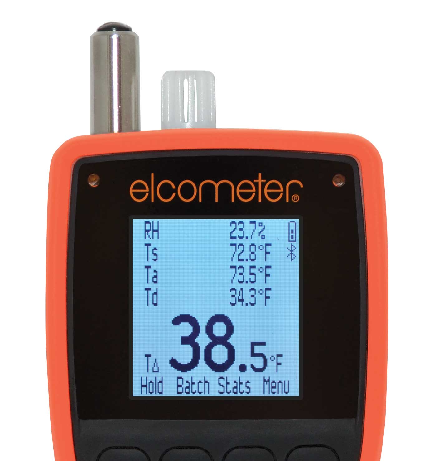 The images on the Elcometer 319 Dewpoint Meter